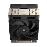 COOLSERVER SP6 4U M97 Serveur de bureau, Refroidissement CPU, PWM 4 broches, Simulation thermique, Dissipateur à faible bruit, TDP 380W, 5 ailettes, Double roulement à billes