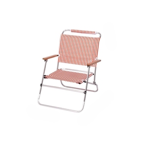 Sedia Pieghevole Moderna a Righe per Esterni, Portatile in Lega di Alluminio, per <span class=keywords><strong>Campeggio</strong></span>, Spiaggia e Picnic - Product Image 1