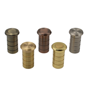 Cache-poussière dissimulé Chengbei pour portes de sécurité, imitation couverture de protection avec bouchons d'emboutillage supérieur et inférieur - Product Image 5