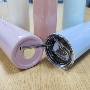 Tazas de sublimación Topjlh, vaso de sublimación de Color de 20oz, botella de agua de acero inoxidable de alta calidad, taza de viaje para el Día de San Valentín - Product Image 3
