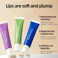 Baume à lèvres multifonction, soin hydratant, masque pour les lèvres, brillant à lèvres, lèvres douces et pulpeuses, lèvres lisses et naturelles, 7 tubes pour lèvres sèches