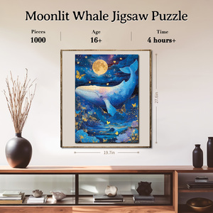 Puzzle personnalisé avec des animaux, motif personnalisé d'animaux domestiques et de faunes sauvages, puzzle en papier à emboîtement pour la décoration de la maison et les cadeaux - Product Image 4