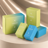 Bocaux en verre colorés vides de 180 ml, 200 ml, 250 ml, 350 ml, 500 ml avec emballage en boîte pour le stockage de capsules de compléments alimentaires