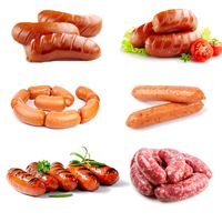 Boyau de saucisse comestible artificiel halal remplaçant les boyaux de porc et de mouton