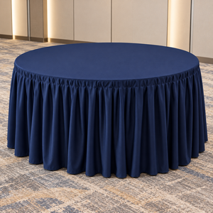 Cubierta de Mesa Plegable Tipo Scuba para Mesas Redondas de Eventos, con Tela Resistente y Tamaños Personalizados para Suministro al por Mayor - Product Image 1