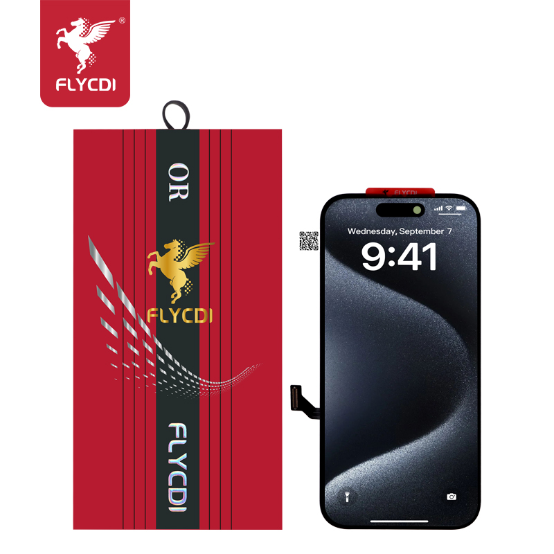 ZY INCELL FHD COF iPhone 15 PRO MAX パネル 40033 - DISPLAY LCD FOR IPHONE 15 PRO MAX BLACK (INCELL ZY