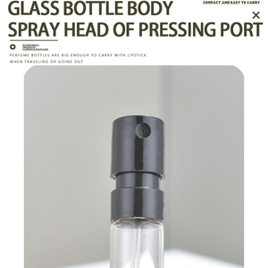 Mini Botellas de Perfume al por Mayor de 2 ml, Botellas de Prueba de Perfume con Cuello de Presión, Logotipo Personalizado Disponible - Product Image 5
