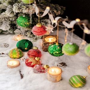 <span class=keywords><strong>2024</strong></span> boule de verre personnalisable arbre de <span class=keywords><strong>noël</strong></span> paillettes ornements maison boutique décoration pour la saison des fêtes - Product Image 6