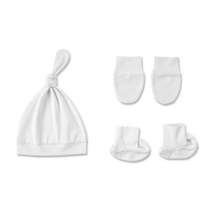 Bavoir en tissu bambou pour bébé, ensemble avec chaussettes souples pour <span class=keywords><strong>nouveau</strong></span>-nés, accessoires pour nourrisson, cadeau - Product Image 6