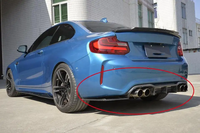 Diffuseur arrière en Fiber de carbone de Style Mtc avec lames pour Bmw F87 M2 2016-2018 pour pièce automobile classique