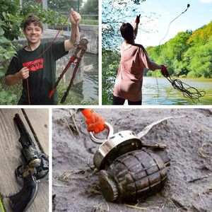 Imanes de Pesca de Hierro Superfuertes HSD J280, Resistentes, con Orificio Cebado y Anillo, Magnéticos para Rescate - Product Image 6