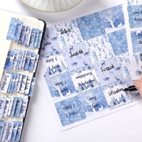 Fournitures de journalisation biblique en gros : Onglets d'indexation de la Bible laminés à motif floral, pour les Écritures Saintes et Anciennes, pour une navigation facilitée