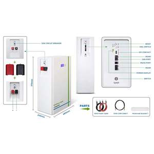 Batteries lithium-ion prismatiques 51,2 V 200 Ah, système de stockage d'énergie domestique au phosphate de fer 5 kW 10 kW NEHC0001 51,2 V 200 Ah Prismat - Product Image 5