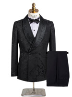 2025 Nieuwe Grensoverschrijdende Single Breasted Formal Pak Plus Size Groen Fruit Jacquard Borduurwerk Zorgwekkende Ritssluiting Bedrijf
