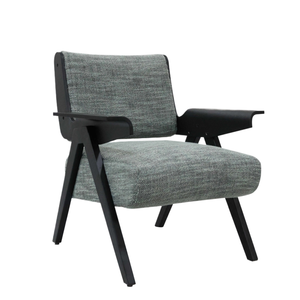 เก้าอี้แบบมีที่วางแขนทำจากไม้ยางพารา - Product Image 3