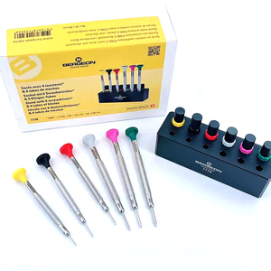 <span class=keywords><strong>Kit</strong></span> di riparazione orologio sei cacciaviti Set cacciavite orologiai strumento di riparazione della tabella degli strumenti - Product Image 2