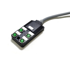 Boîtier de distribution de capteurs bibo SVLEC M12 24V PNP NPN 4/8 voies avec sortie M12 5 broches sans signaux LED - Product Image 2