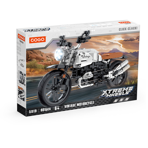 COGO Educational Assemble Build Blocks DIY Motorcycle <b>Model</b> <b>Building</b> Sets 5819 <b>Building</b> Block Sets 5819 - Product Image 5