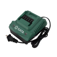 Meuleuse d'angle sans fil professionnelle SATA 151090 de 5 pouces, sans balais, batterie lithium-ion 20V, 10000 tr/min pour la découpe et le meulage