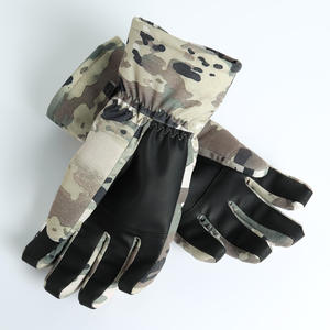 Guantes de Invierno de Cuero para Esquí, Térmicos, Impermeables, con Pantalla Táctil, Negros, Personalizados, para Hombre y Mujer - Product Image 2