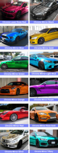 1.52X18M Amovible <span class=keywords><strong>PVC</strong></span> Chrome Miroir Car Wrapping Vinyl Foil Auto Color Change Self Healing Anti Scratch UV Proof Bodyguard for - Product Image 5
