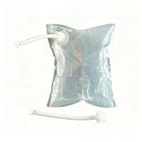 Pochette Bag-in-Box (BIB) transparente avec valve pour tube de lait, emballage liquide aseptique de qualité alimentaire pour lait, eau de coco, produits laitiers