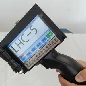 Automatische <span class=keywords><strong>High</strong></span>-<span class=keywords><strong>Definition</strong></span> 12.7Mm Vervaldatum Barcode Qr Code Drukmachine Handheld Inkjetprinter Voor Plastic Zakfles - Product Image 1