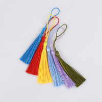 Pompons ronds dorés de 8 cm pour artisanat DIY, marque-pages, invitations, en polyester, vente en gros, pas chers