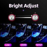Lumières Ambiance LED 12V Universelles Neuves pour Automobiles, Changement de Couleur, Synchronisation Musicale, Bande Lumineuse Néon, Éclairage Intérieur, 50000H+