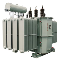 Transformador de Potencia Trifásico ONAN de Baja Pérdida, Núcleo Sellado de Cobre y Aluminio, Dyn11, S11, Sumergido en Aceite, 10kV 20kV