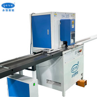 Machine de découpe CNC en aluminium/ABS à 45 degrés pour diffuseur d'air, panneau publicitaire, panneau lumineux LED, porte et fenêtre et cadre photo 45 °   Scie à découper