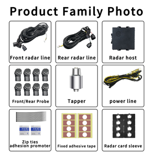Parking <strong>Sensor</strong> For Car Manufacturer Toyota Prado Corolla <strong>12v</strong> Output 8 <strong>Sensors</strong> Parking Assist Front And Rear Parking <strong>Sensors</strong> - Product Image 6