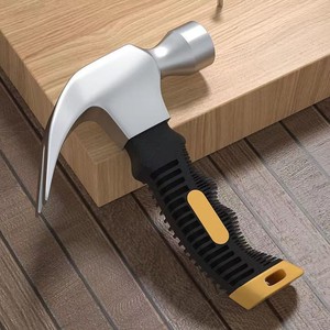 Mini martillo de garra de 0.25 kg con mango negro y amarillo, herramienta de escape para el hogar y vehículos - Product Image 2