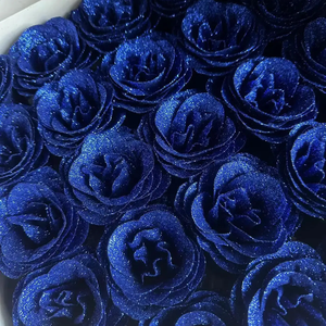 2025 nouveau mariage têtes de fleurs artificielles à la main <span class=keywords><strong>bleu</strong></span> Rose boîtes haute qualité paillettes Roses pour la saint-valentin autre - Product Image 3