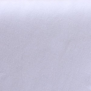 Tissu en terry de polyester blanc simple face, largeur 1,8 m, brossé et suédé, sur mesure pour impression par transfert thermique - Product Image 3