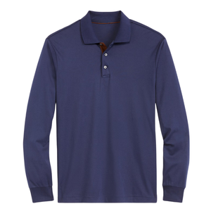 Camisas Polo Personalizadas al por Mayor para Hombre, Manga Larga, 100% Poliéster, Alta Calidad, Uniformes Casuales, Logotipo Personalizado, Ropa de Trabajo, OEM, ODM, Todas las Tallas - Product Image 1