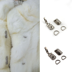 Ganci e Chiusure a Occhiello in Lega per Cappotti, Fermagli Metallici Nascosti per Cappotti Invernali Pesanti in Visone, Fibbie Decorative Eleganti e Nascoste - Product Image 2