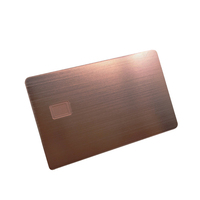 Anpassbare Leere Farbige Metallkarte 4442 4428 Chip-Slot Mit Hico Magnetstreifen