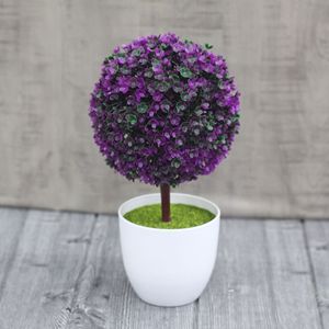 メーカーはギフト用の鉢植え付きの人工植物であるシングルリコリスボール人工植物をよく販売しています - Product Image 4