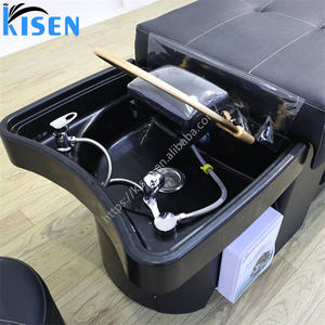 Modische japanische Head Spa Shampoo Bed Bowl Wasser zirkulation therapie Dampfer Haar wasch stühle Thai <span class=keywords><strong>Massage</strong></span> für Barbershop - Product Image 6