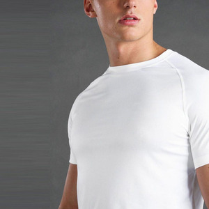 Quick Dry Moisture Wicking Running Workout Short Sleeve Men Gym T shirt High Quality Wholesale Custom Logo Men Gym T Shirts - Product Image 6