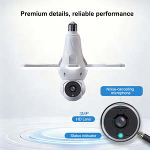 Caméra de surveillance domestique 2K 3MP WiFi extérieure, double antenne, signal longue portée, caméra PTZ sans fil - Product Image 2