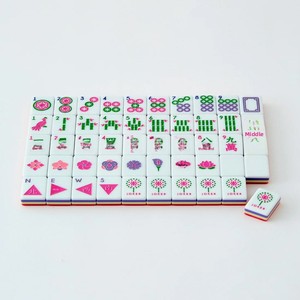 Jeu de <span class=keywords><strong>Mahjong</strong></span> américain de style occidental avec base en acrylique pour adultes – Divertissement par jeux de cartes et de société - Product Image 2