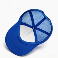 Gorra de béisbol de malla ajustable con visera y logotipo personalizado, gorra de camionero con estampado DIY
