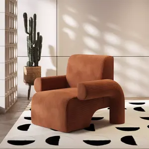 Desain Fashion Sofa tempat duduk tunggal, nyaman kursi Sofa tunggal untuk ruang tamu ruang menunggu CEFS041