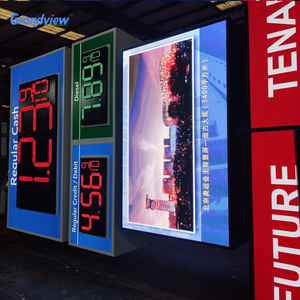 Insegna pubblicitaria personalizzata per stazione di servizio con display per prezzi del carburante - Product Image 6