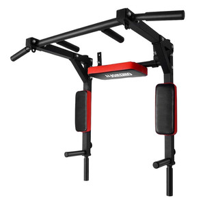 BunnyHi YTXS001 Soporte de inmersión de acero portátil de alta resistencia para uso doméstico <span class=keywords><strong>Barra</strong></span> de <span class=keywords><strong>dominadas</strong></span> horizontal Estación de montaje en <span class=keywords><strong>pared</strong></span> <span class=keywords><strong>Barra</strong></span> de barbilla de puerta - Product Image 5