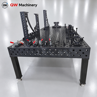 Table de soudage en fonte 3D avec pinces, banc de travail de soudage flexible traité à l'azote