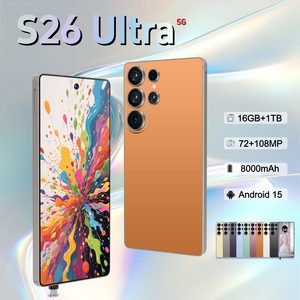 Smartphone S26 Ultra 5G <span class=keywords><strong>Pro</strong></span>, Schermo Grande da 6.9 <span class=keywords><strong>Pollici</strong></span>, 16GB+1TB, Fotocamera 108MP, 10 Core, Android 15, Dual SIM, Lunga Durata della Batteria - Product Image 3