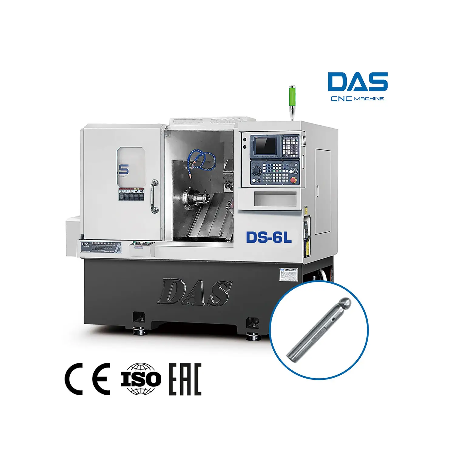 DAS cnc lathe for sale DS-6L metal milling cnc lathe machine